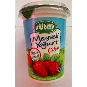 Sütaş Meyveli Yoğurt Çilek 500 Gram