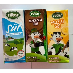 Sütaş Süt 200 Ml